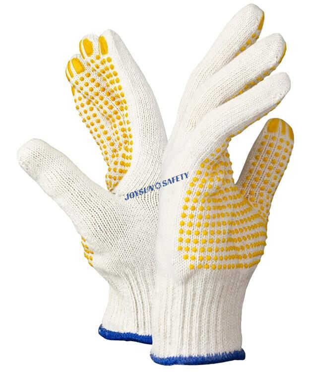 CKD04 10 Gauge String Knit Work Gloves with PVC Grip