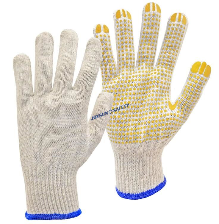 CKD04 10 Gauge String Knit Work Gloves with PVC Grip