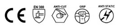 PUH003 Level 5 Cut Resistant Safety Gloves