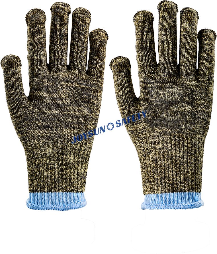 Y005 Cut-Resistant Aramid-Steel Work Gloves