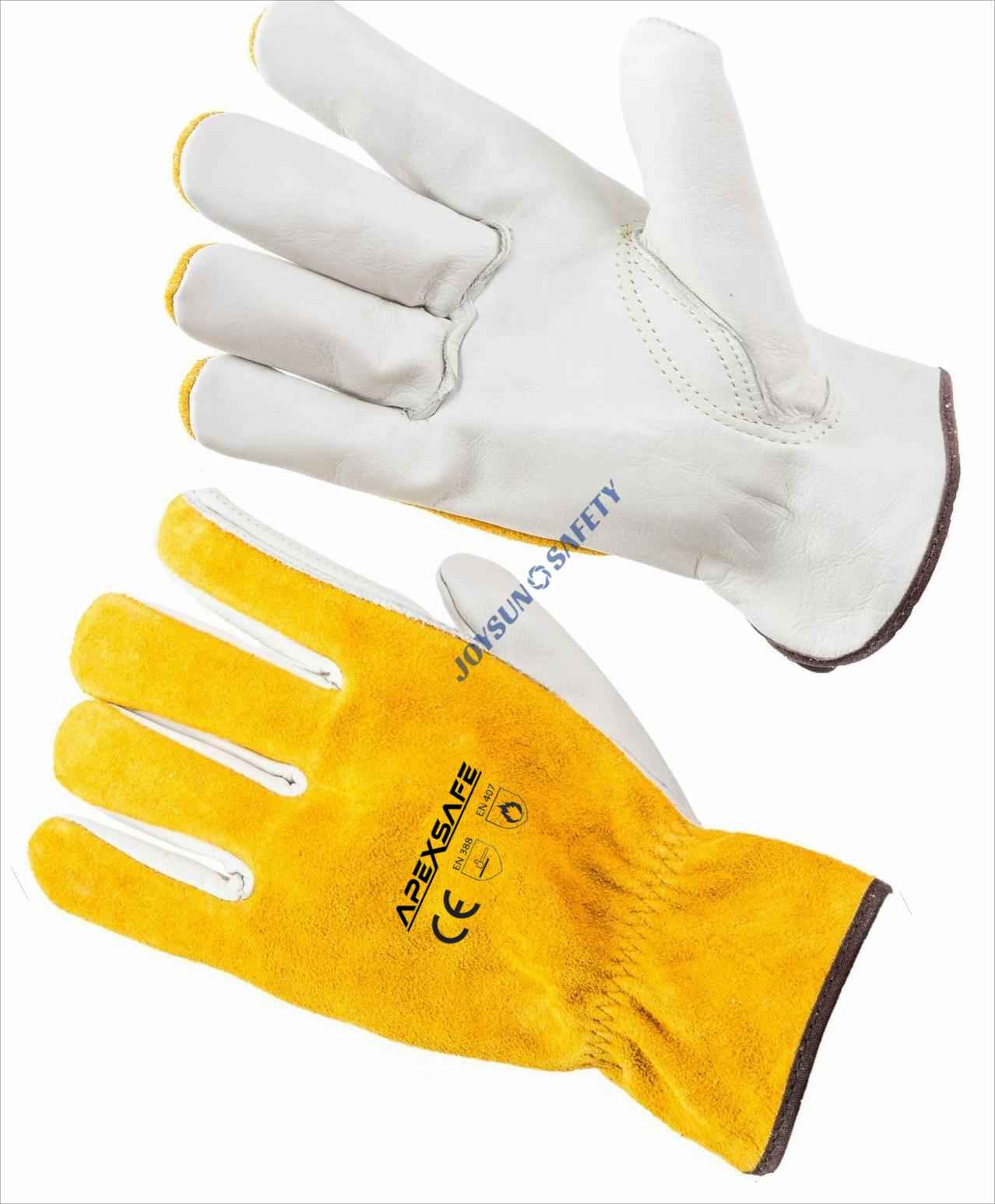 leather work gloves
